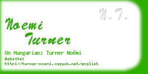 noemi turner business card